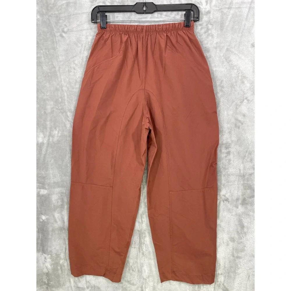 Lululemon Lightweight Mid-Rise Barrel-Leg Cropped Pant Women's Size 6 Copper
